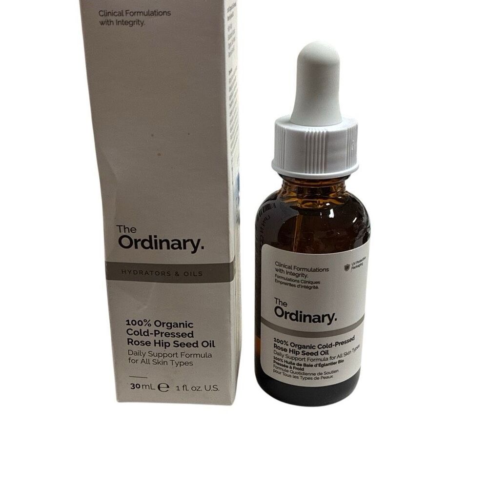 The Ordinary 100% Organic Cold-Pressed Rose Hip‎ Seed Oil 30ml Serum NIB